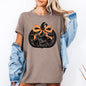 Halloween Pumpkin, Faux Lace, Coquette, Ribbon, Bows, Tshirt