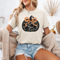 Halloween Pumpkin, Faux Lace, Coquette, Ribbon, Bows, Tshirt