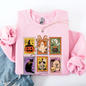 Halloween, Ghost, Black Cat, Pumpkin, Witch, Classic Sweatshirt