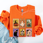 Halloween, Ghost, Black Cat, Pumpkin, Witch, Classic Sweatshirt