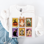 Halloween, Ghost, Black Cat, Pumpkin, Witch, Classic Sweatshirt