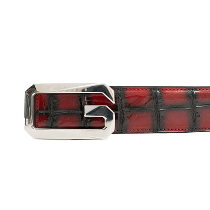 Handcrafted Alligator Leather Belts DVG02