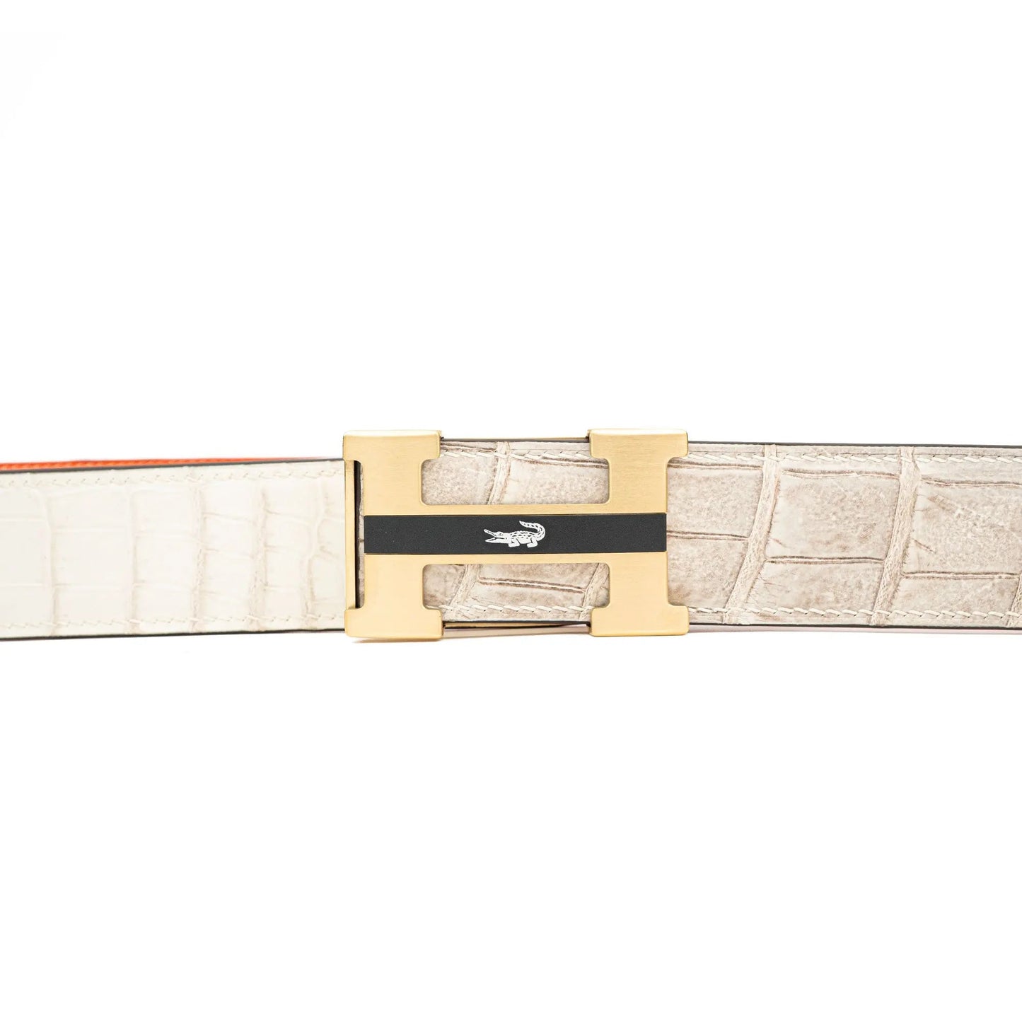 Handcrafted Alligator Leather Belts DVG108