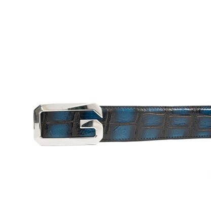 Handcrafted Alligator Leather Belts DVG12