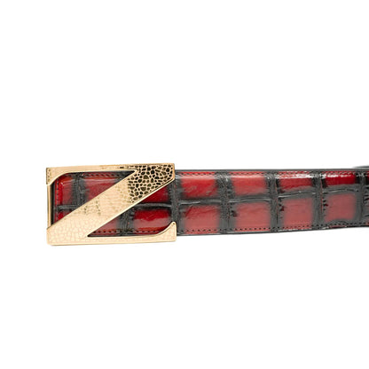 Handcrafted Alligator Leather Belts DVG134