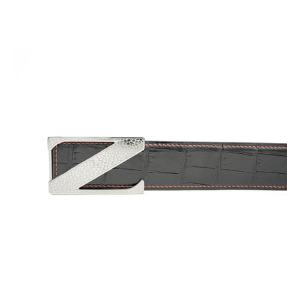 Handcrafted Alligator Leather Belts DVG146