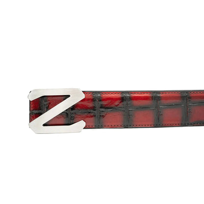 Handcrafted Alligator Leather Belts DVG186