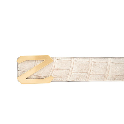 Handcrafted Alligator Leather Belts DVG192