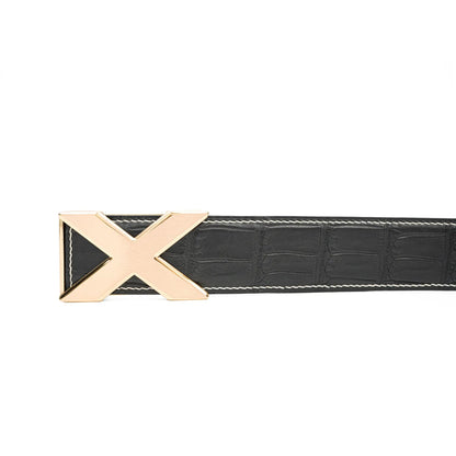 Handcrafted Alligator Leather Belts DVG2121