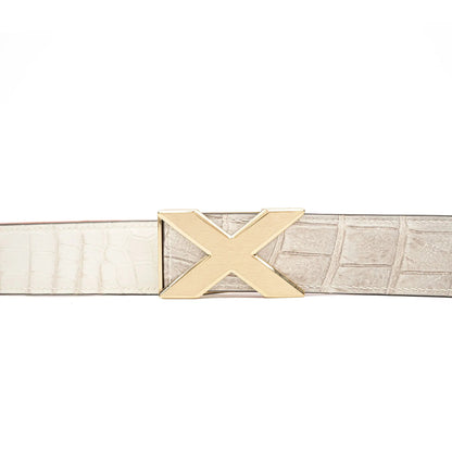 Handcrafted Alligator Leather Belts DVG225