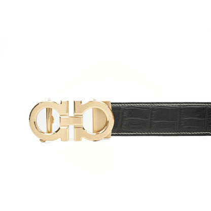 Handcrafted Alligator Leather Belts DVG245