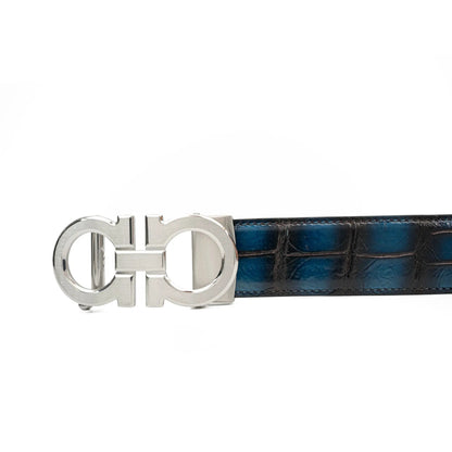 Handcrafted Alligator Leather Belts DVG266