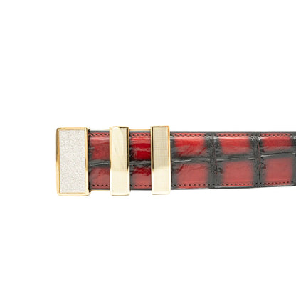Handcrafted Alligator Leather Belts DVG29