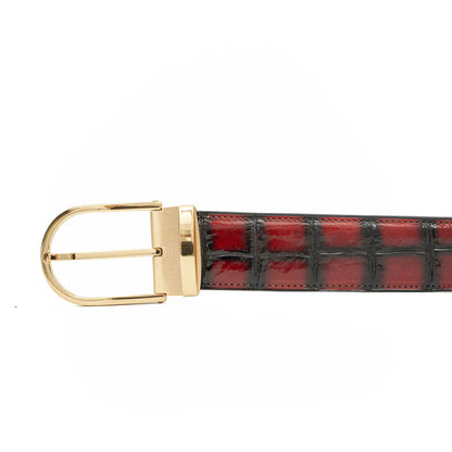 Handcrafted Alligator Leather Belts DVG311