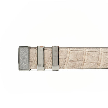 Handcrafted Alligator Leather Belts DVG37