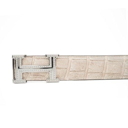 Handcrafted Alligator Leather Belts DVG73