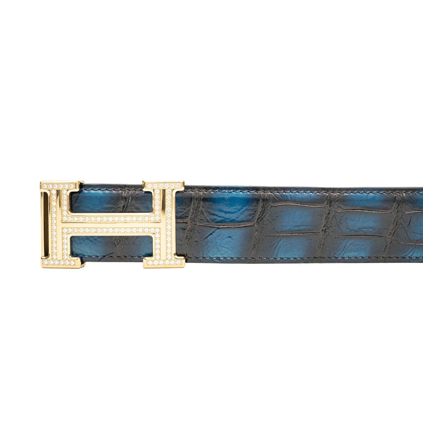 Handcrafted Alligator Leather Belts DVG86
