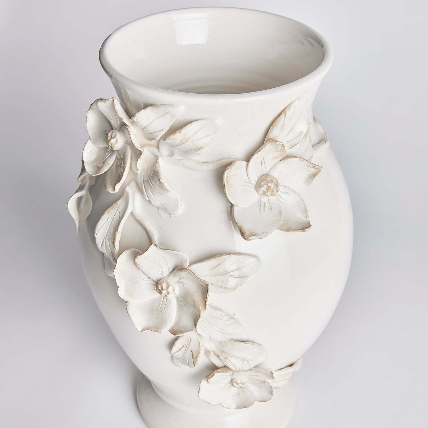 Handmade Italian Dogwood Flower Vase