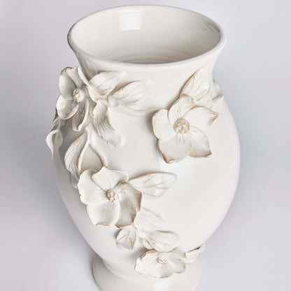 Handmade Italian Dogwood Flower Vase