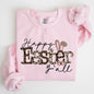 Happy Easter Y'all, Leopard Print, Rabbit Sweatshirt