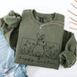 Happy Easter, Minimal, Easter, Bunny, Jesus, Rabbit, Holiday Sweatshirt