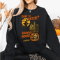 Haunted House, Halloween, Retro, Spooky, Witch Sweatshirt
