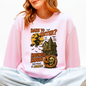 Haunted House, Halloween, Retro, Spooky, Witch Sweatshirt