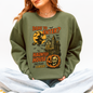 Haunted House, Halloween, Retro, Spooky, Witch Sweatshirt