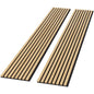 Hausvita Acoustic Solid Wood Slat Wall Panels ( 2 Panels Per Box )