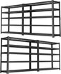 Hausvita Storage Shelves Heavy Duty, 48" L x 18" W x 72" H Garage Wire Shelving Unit Loads 2000LBS, 5-tier Adjustable Metal Industrial Utility Shelf Rack for Kitchen, Laundry Room, Pantry, Warehouse, Basement