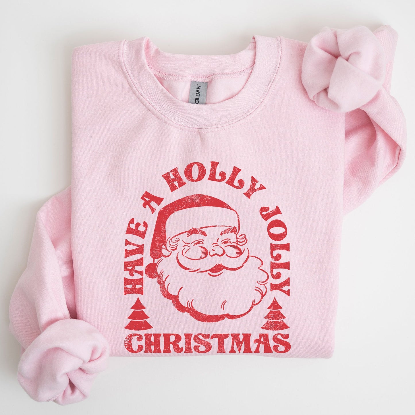 Have A Holly Jolly Christmas, Classic Retro Santa, Winter, Xmas Sweatshirt