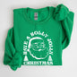 Have A Holly Jolly Christmas, Classic Retro Santa, Winter, Xmas Sweatshirt