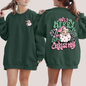 Have A Merry Christmas, Retro, Front and Back, Santa, Trendy Sweatshirt