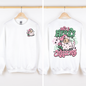 Have A Merry Christmas, Retro, Front and Back, Santa, Trendy Sweatshirt