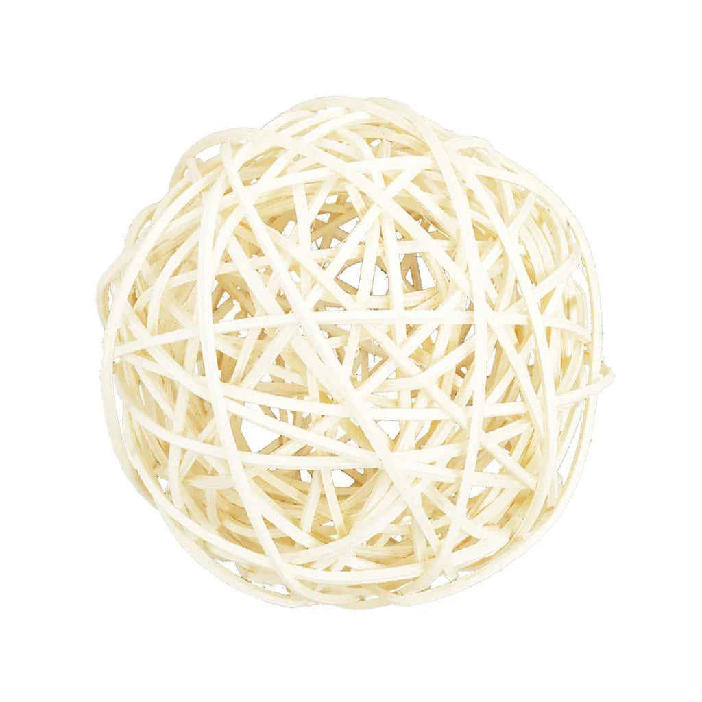 Wicker Balls 100mm- Natural Rattan Vine Pet Rabbit Parrot Bird Cat Toy Part