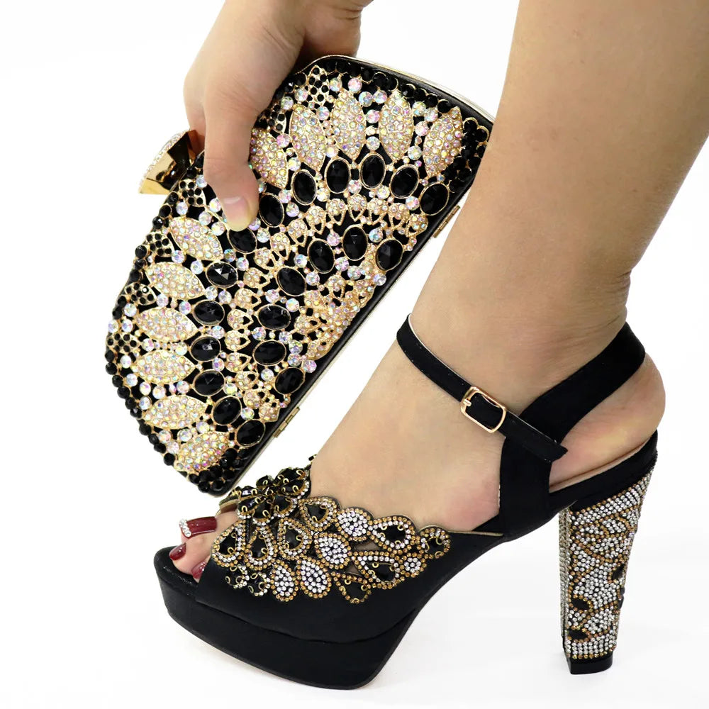Italian Shoes and Bag Set HLO1-28