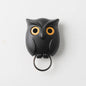 New Night Owl Magnetic Wall Keys Hook Behind-door Keys Hanger Holder Cute Animal Door Storage Rack Hook Wall-mounted Birds Hook