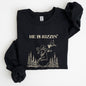 He Is Rizzin, Basketball Jesus, Easter Funny Sweatshirt