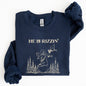 He Is Rizzin, Basketball Jesus, Easter Funny Sweatshirt
