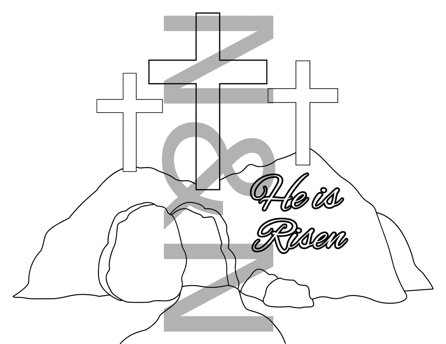 Easter Coloring Pages Printable Bundle - 10 Fun Easter Activity Sheets for Kids, Easter Basket Filler, Instant Digital Download