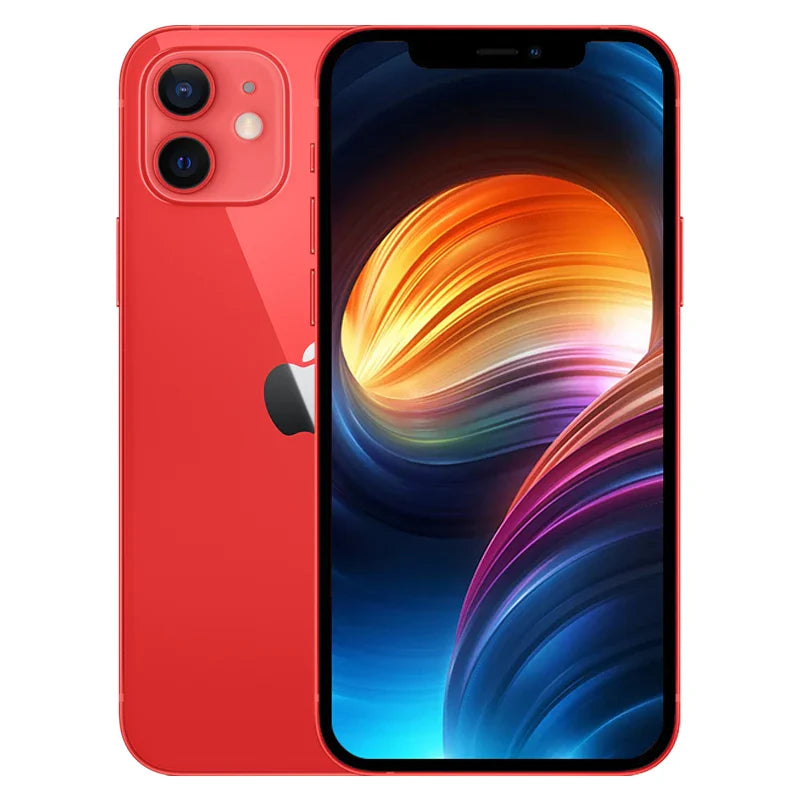 iPhone 12 5G iphone12 6.1" Genuine Super OLED RAM 4GB ROM 64/128/256GB A14 Bionic Face ID NFC 98% New Original Cell Phone