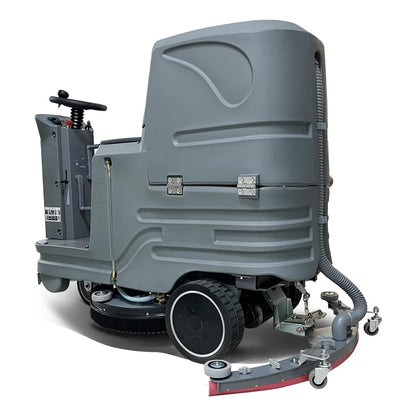 EMI Heavy Duty Commercial Electric Ride-On Floor Scrubber With 38 Inch Squeegee (SAK91685)