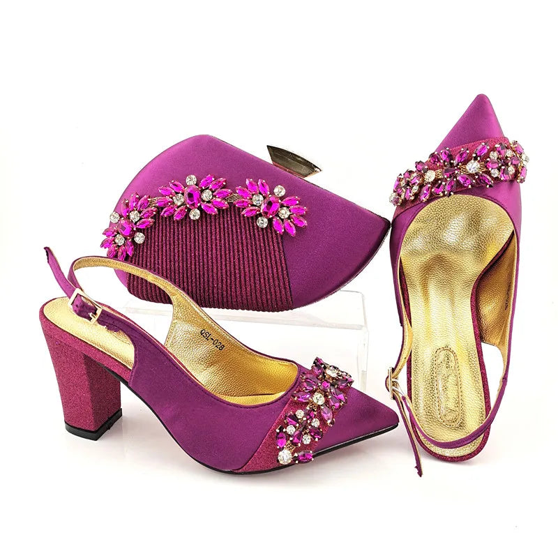 Italian Shoes With Matching Bags HYD1-66