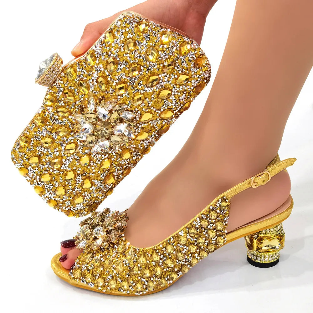 Beautiful Italian Shoes And Bag Sets