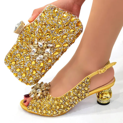 Beautiful Italian Shoes And Bag Sets