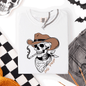 Hell Raiser, Skeleton, Halloween, Spooky, Cowboy, Country, Western, Comfort Colors T-Shirt