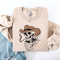 Hell Raiser, Skeleton, Halloween, Spooky, Cowboy, Country, Western Sweatshirt