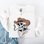Hell Raiser, Skeleton, Halloween, Spooky, Cowboy, Country, Western Sweatshirt