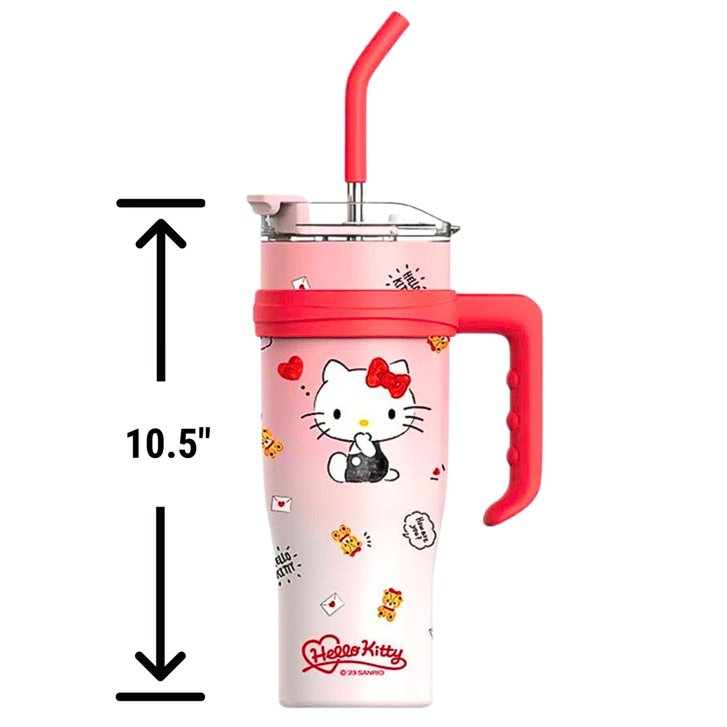 Dreamy Clouds 40 oz Stainless Steel Insulated Handle Tumbler | XL Size