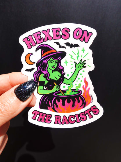 Hexes On The Racist Halloween Sticker